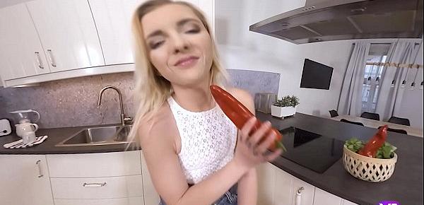  TmwVRnet.com - Tina Gold - Hot pepper for salad and orgasm